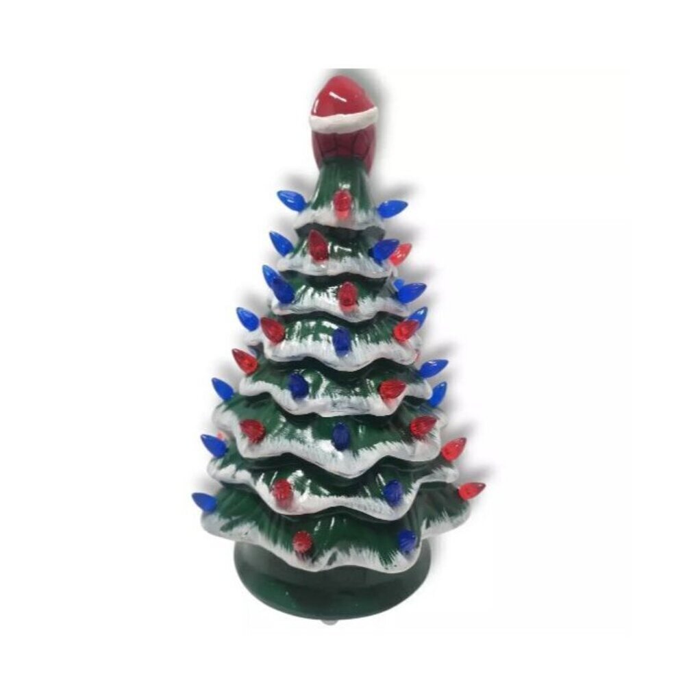 Spider-Man 11.6 inches Marvel Christmas Ceramic Tree With Lights. New In Box